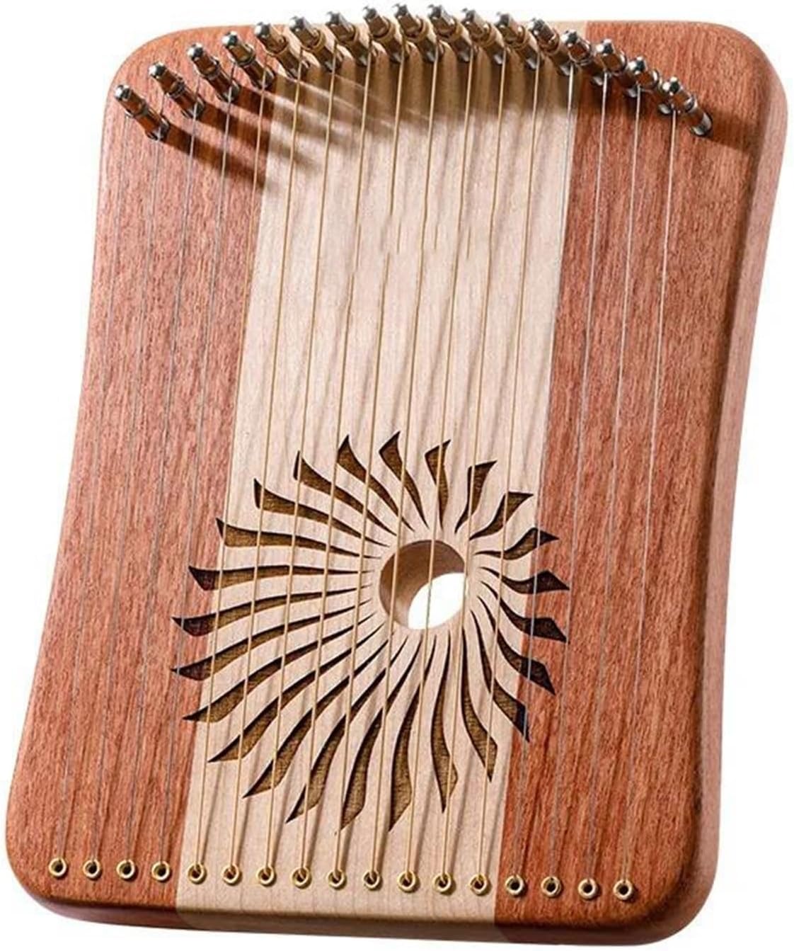 Lyre Harp Set 17/31 Strings Harp Lyre Professional Fingerplay 31/17 Strings Harp Lyre Piano Beginner Portable Instrument(17 rosewood)