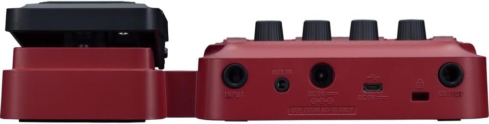 Zoom B1X Four Bass Multi-Effects Pedal with Expression Pedal Bundle With MDR-7506 Professional Stereo Headphones + Microfiber Cleaning Cloth + Balanced Interconnect 1/4 inch TRS to Same Cable