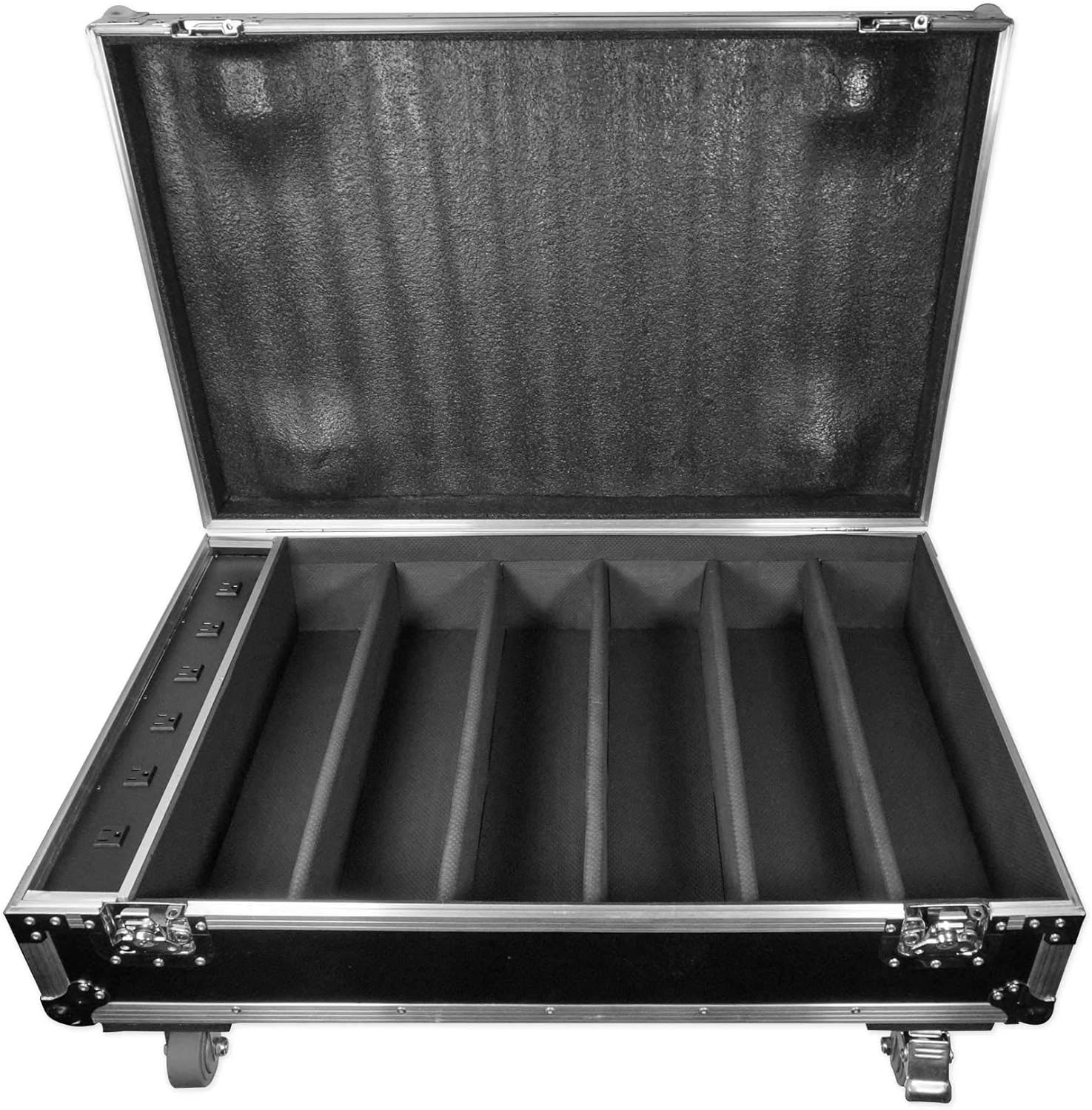 Rockville Best Strip 60 Pack White (6) Lights+Charging Case+Wireless DMX Control