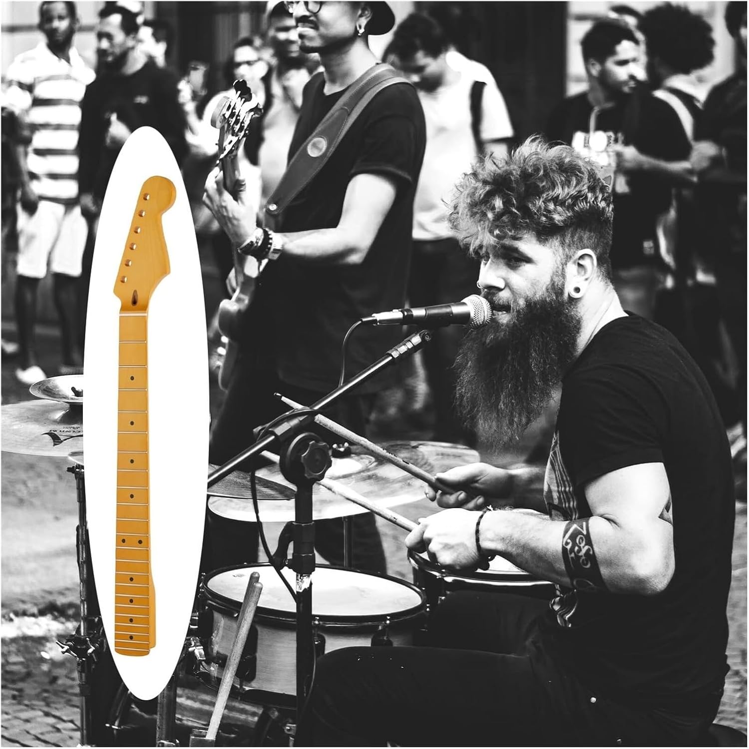 6-String Electric Guitar Pickup Set (Single Coil + Humbucker) for ST/TL Style Guitars