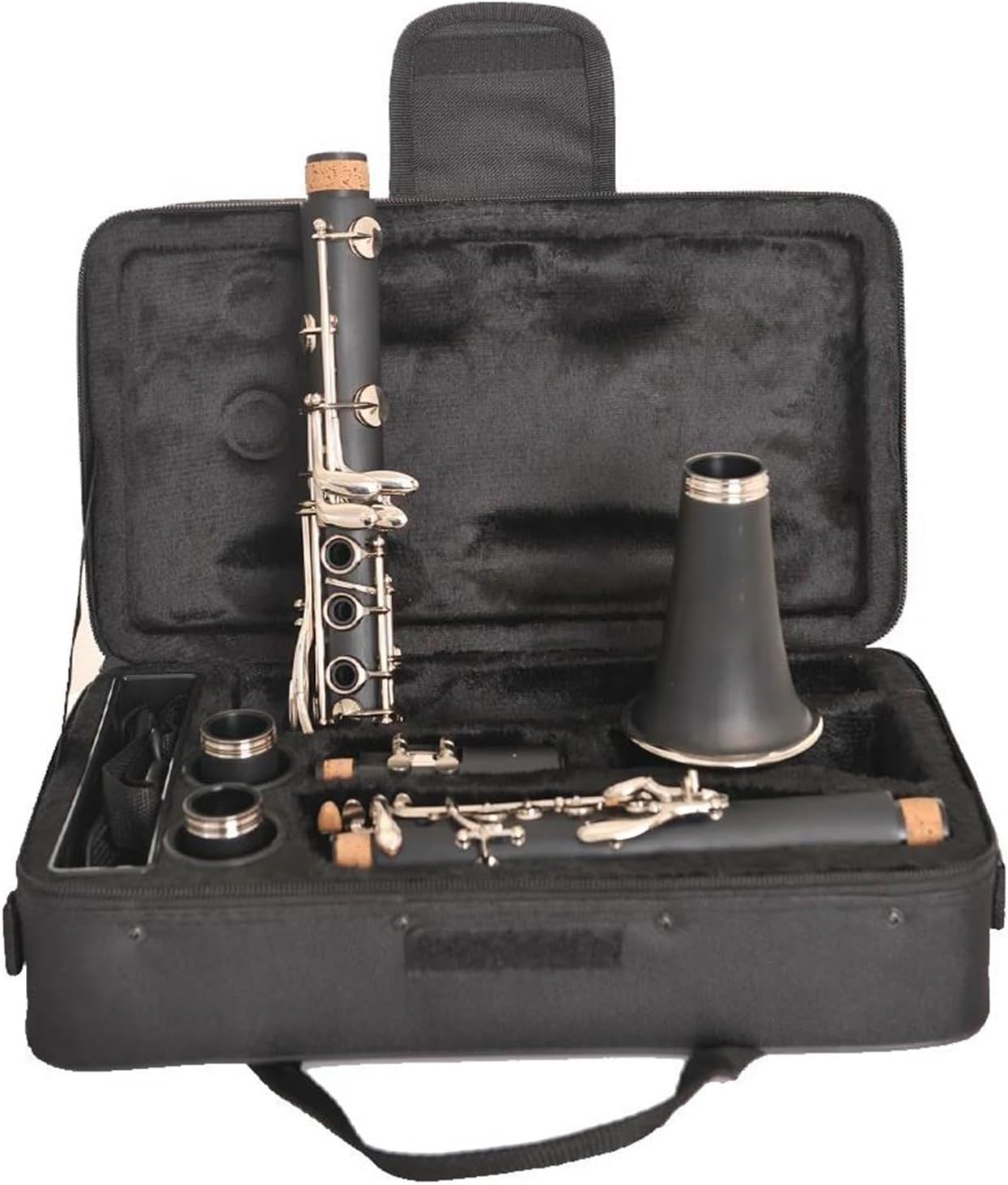 Student Clarinet 17 Key Clarinet BB Saxophone Binocular Clarinet With Gloves Reed Case Woodwind Instrumen