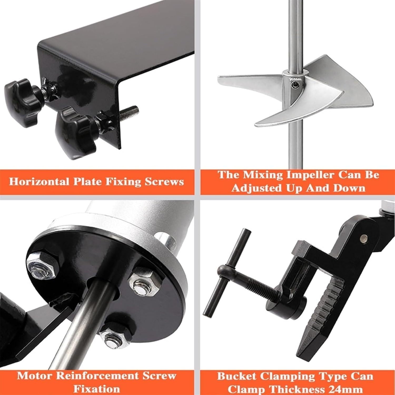 1/2hp Stainless Steel Automatic Paint Stirring Machine, 55 Gallon Pneumatic Agitator, Paint Mixer For Drill, No-Load Rpm: 0-2800rpm, For Ink Dissolver Agitator