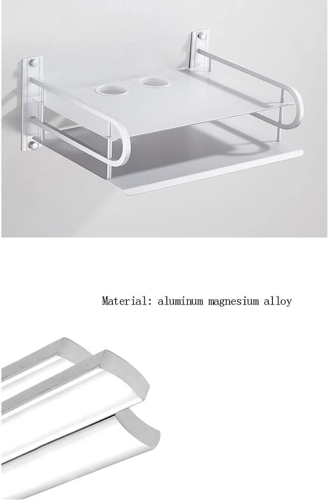 Floating Shelf Bracket Floating Wall Mount Shelf, Wall Mount Shelves, Floating Shelf Wall-Mounted TV Stand, Floating Cable Box Shelf Shelves Bracket (Color : A)