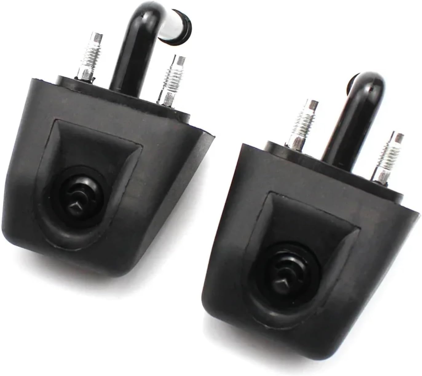 Headlamp Water Jet Compatible with Mitsubishi for L200 2005 2006 2007 2008 2pcs Left/Right Front Bumpers Headlight Washer Cleaning Nozzle Jet MN117396