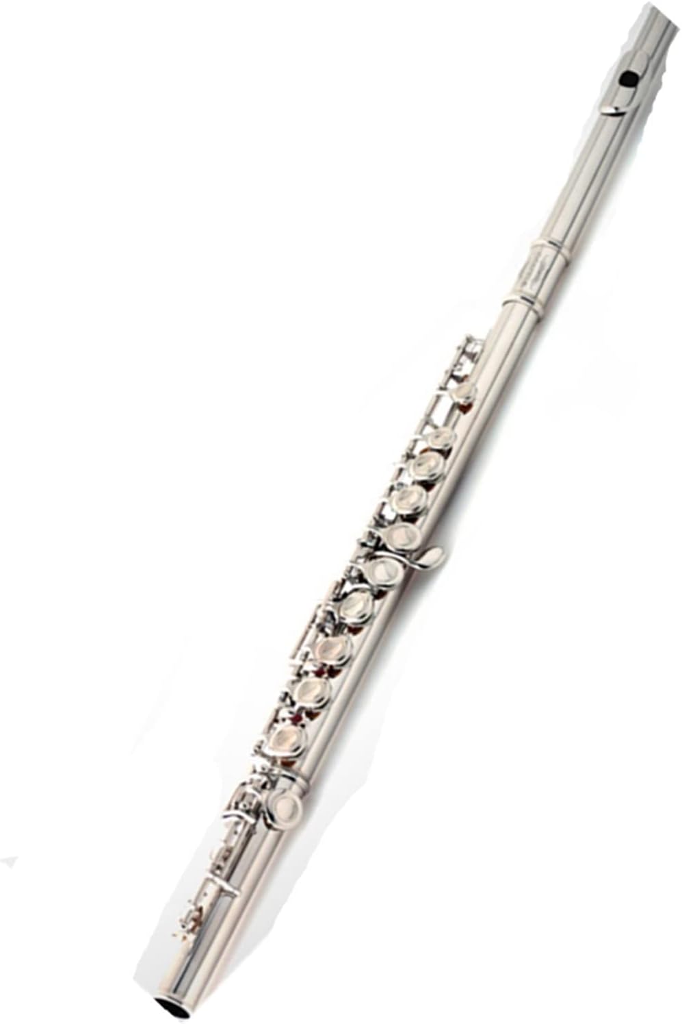 Flutes C Key 16 Hole Flute Musical Instrument Professional Travesera Woodwind Silver Flute White Copper