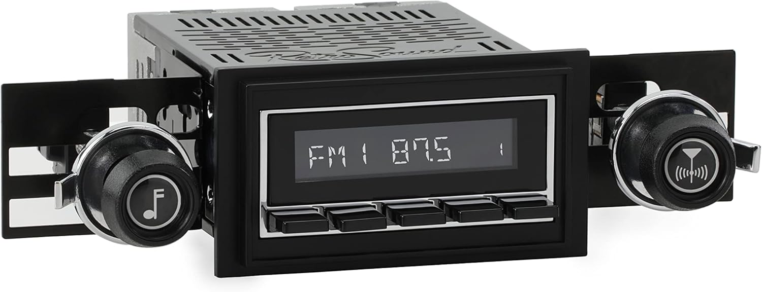 RetroRadio Compatible with 1972-76 Chevrolet Corvette Features Include Bluetooth, HD, SiriusXM Ready, AM/FM LCB-M4-218-37-73C