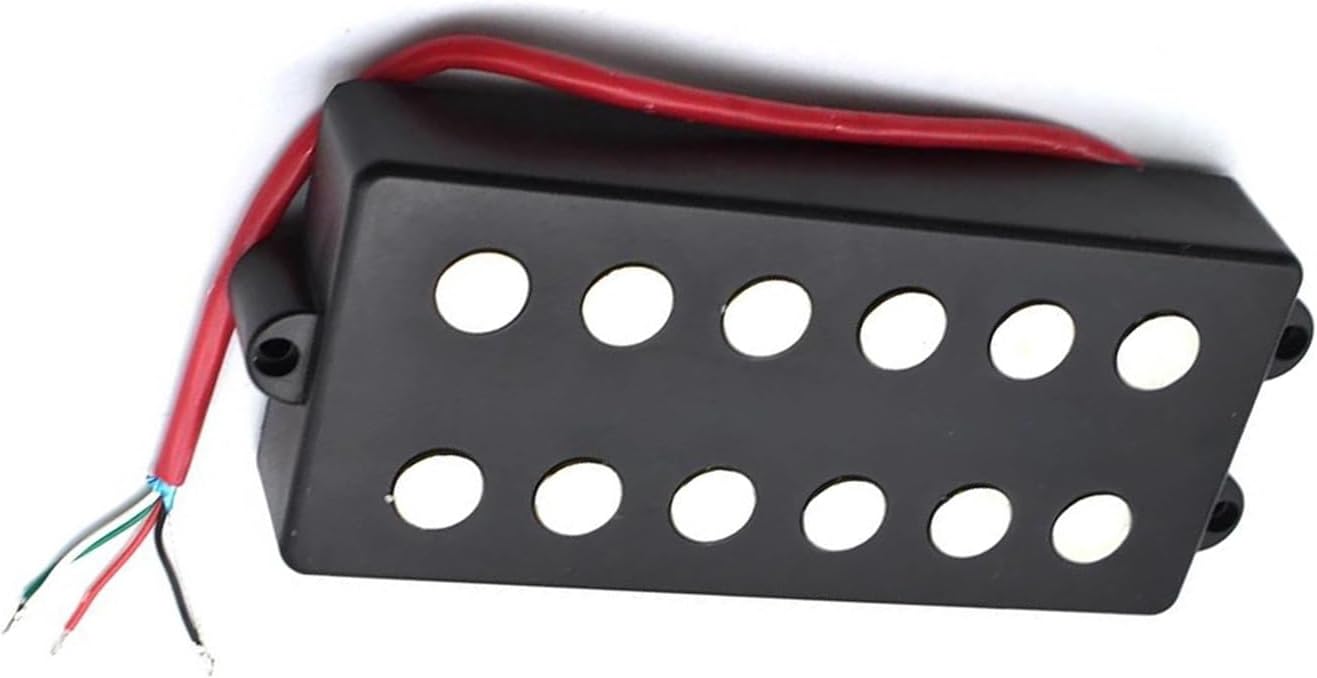 Acoustic Guitar Pickups 3 Piece Electric Bass/Acoustic Guitar Pickup Caps For 12 Hole 6 String Instruments(2)