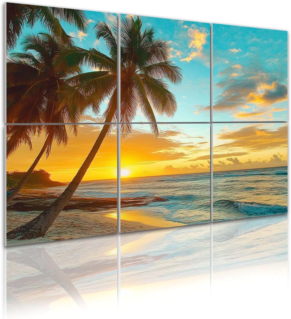 6 Pack Art Acoustic Panels Barbados Sound Absorbing Panel 48