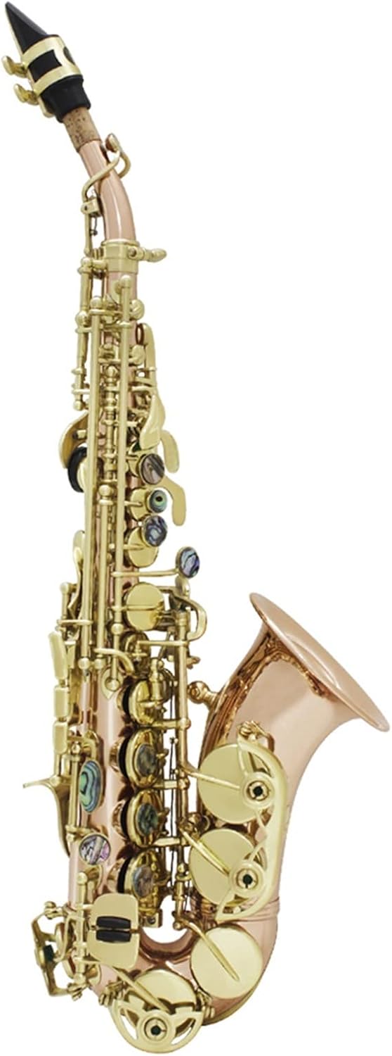 TSTS Saxophone Phosphor Copper Gold-Plated Bb B Flat Woodwind Musical Instrument with Case Brass Sax Full Kit