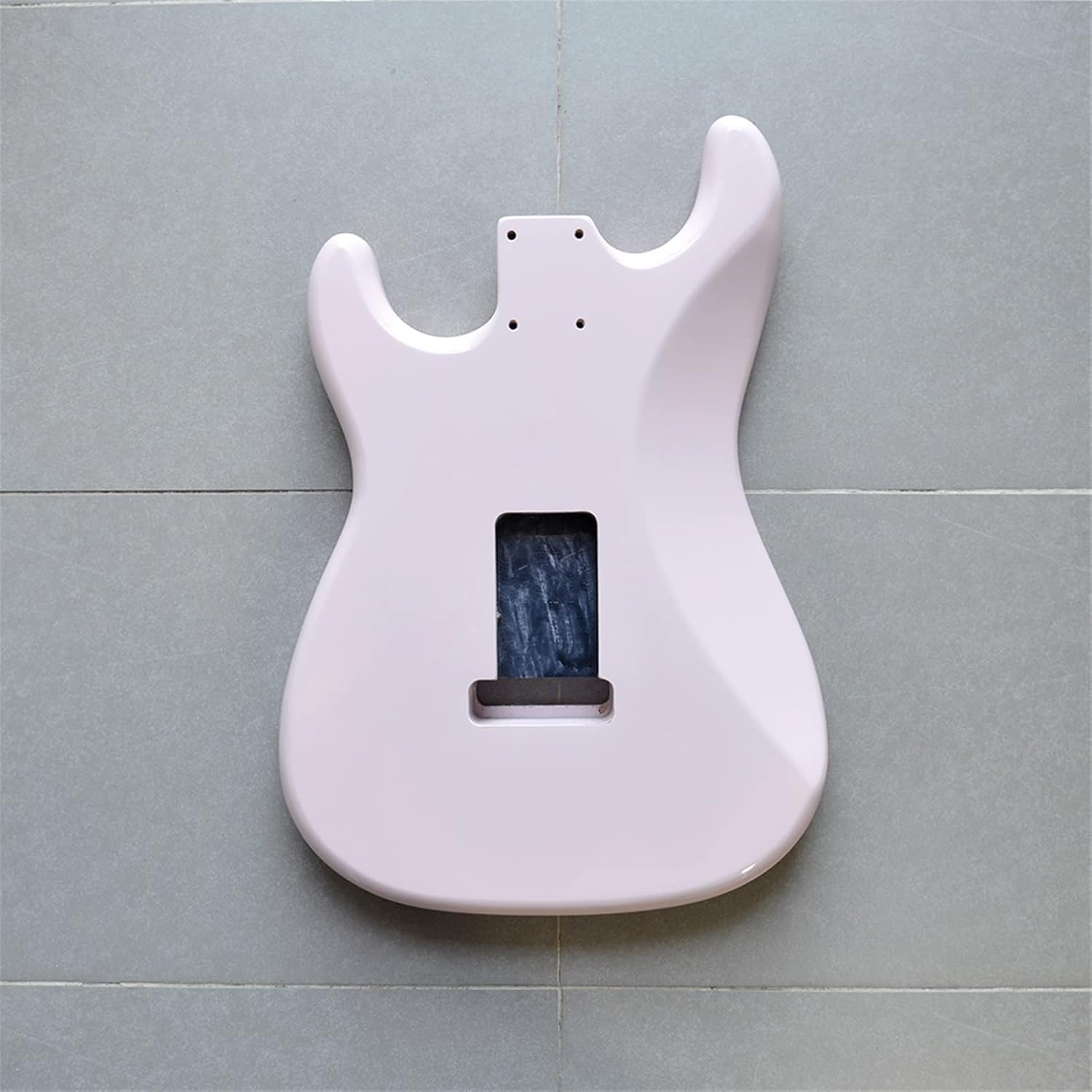 FLFL Alder Wood Shell Pink Color Guitar Body for ST Handmade Custom SSS Electric Guitar Kits Unfinished Guitar Kit