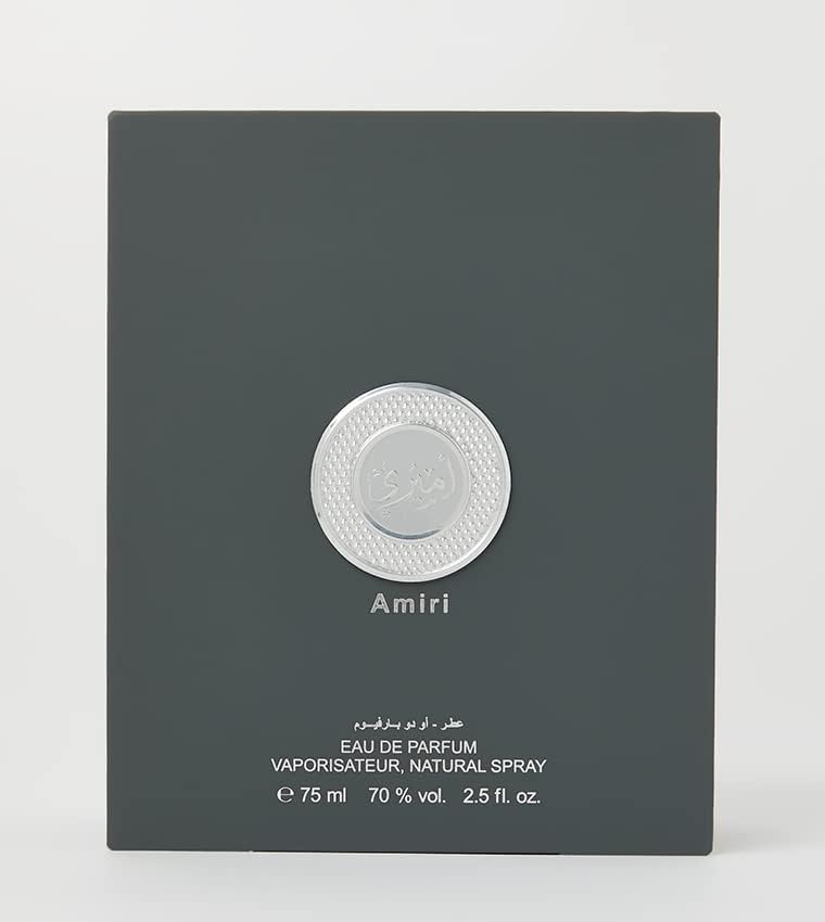 Arabian Oud AMIRI 75 ml | Eau de Parfum Unisex | Bergamot, Cardamom, Amber and Sandalwood | Citric and Woody Scent.