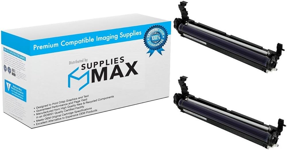 Compatible Replacement for Ricoh MP-C2003/MP-C2003SP/MP-C2503/MP-C2503 Essential/MP-C2503 Plus/MP-C2503SP Black Drum Unit (2/PK-60000 Page Yield) (D188-2264K_2PK)