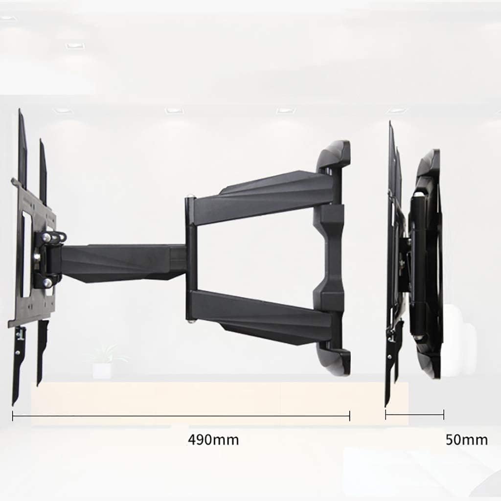 Universal TV Wall Mount Bracket - Adjustable, Telescopic, Rotatable for 32~70 Inch Screens, Space-Saving Multi-Angle Viewing Solution