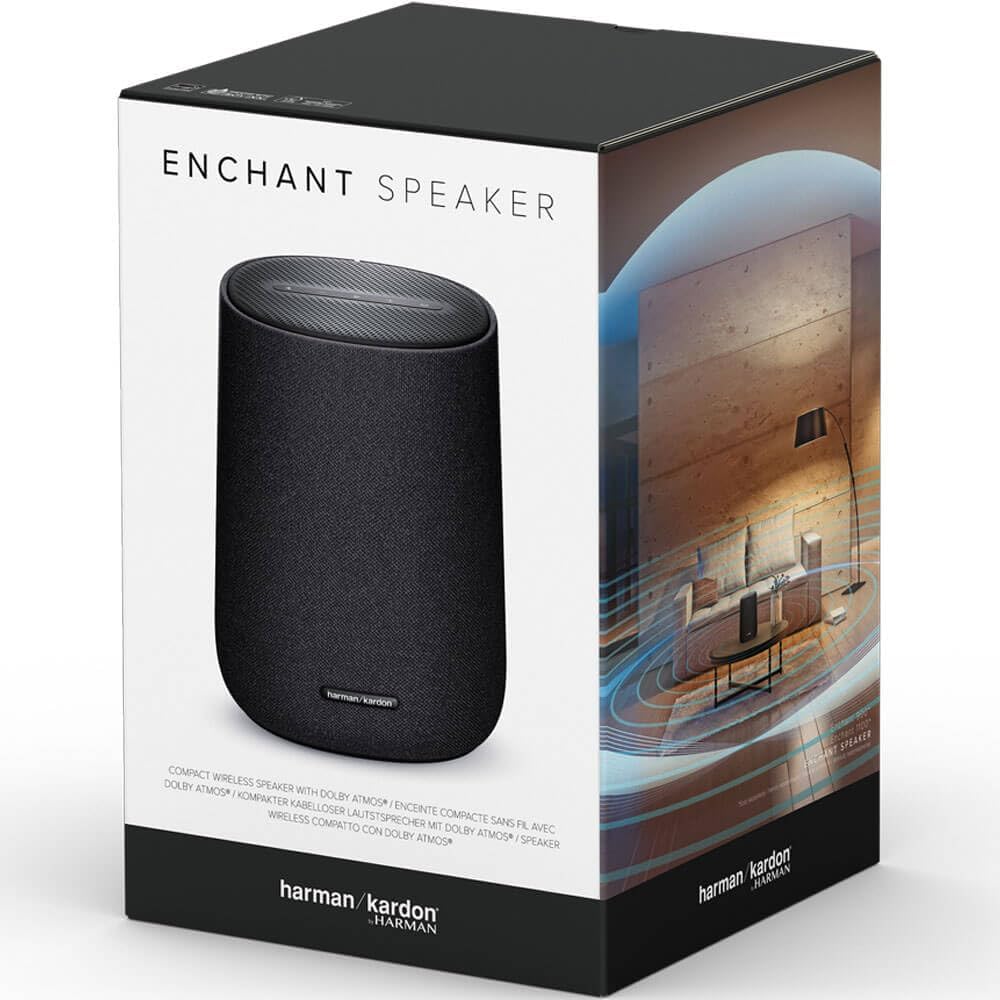 Harman Kardon Enchant-Speaker Compact Wireless Speaker with Dolby Atmos (Black)