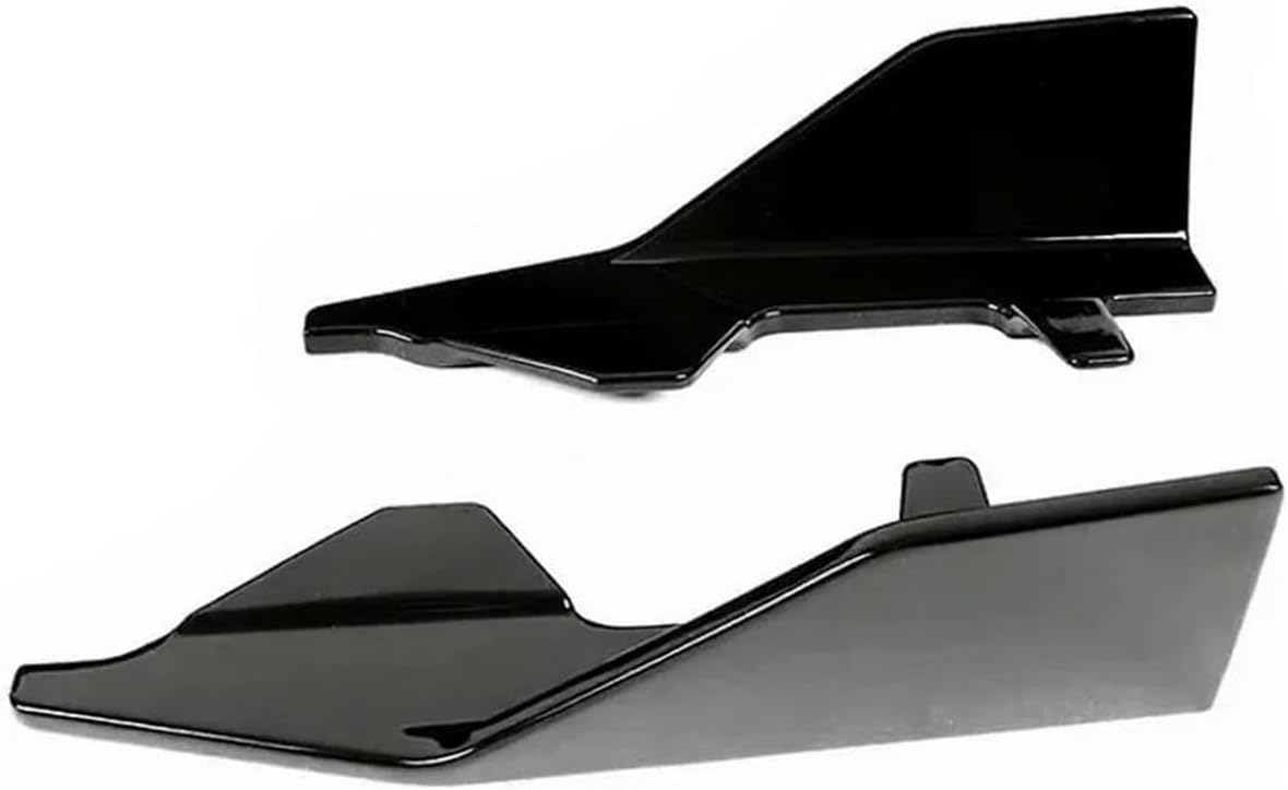 Side Skirt Splitter Carbon Fiber Look For BMW 2 Series G42 Coupe M235i 2022-2024 2 Door Corner Cover Car Lower Kit Canard Guard(Gloss Black)