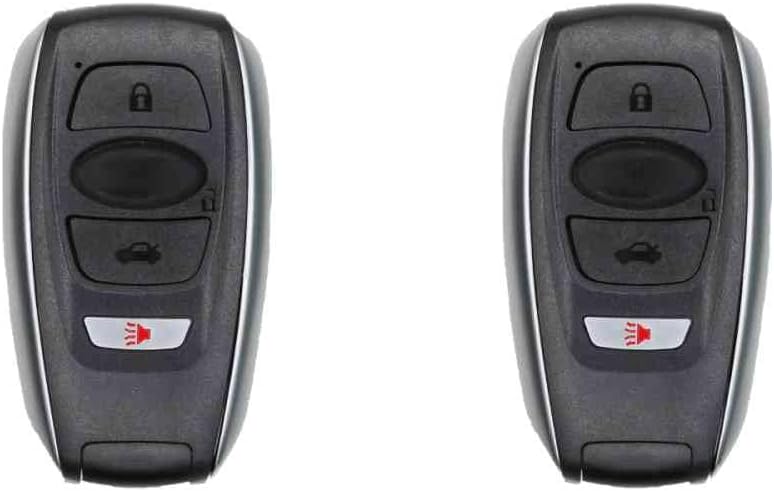 Replacement Smart Key Fob for Subaru Impreza 2018 FCC 2AOKM-SB4 Part Number 88835FL032 88835FL031 88835FL030 88835-FL03C 88835-FL03B 88835-FL03A Pack of 2