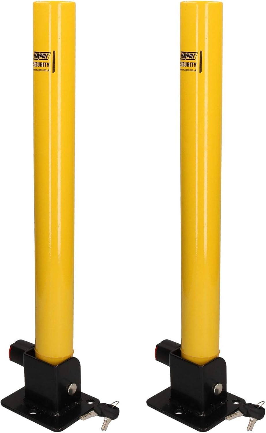 2pk Security Post Fold Down Retro Fit Integral Lock Caravan Trailers Motorhome