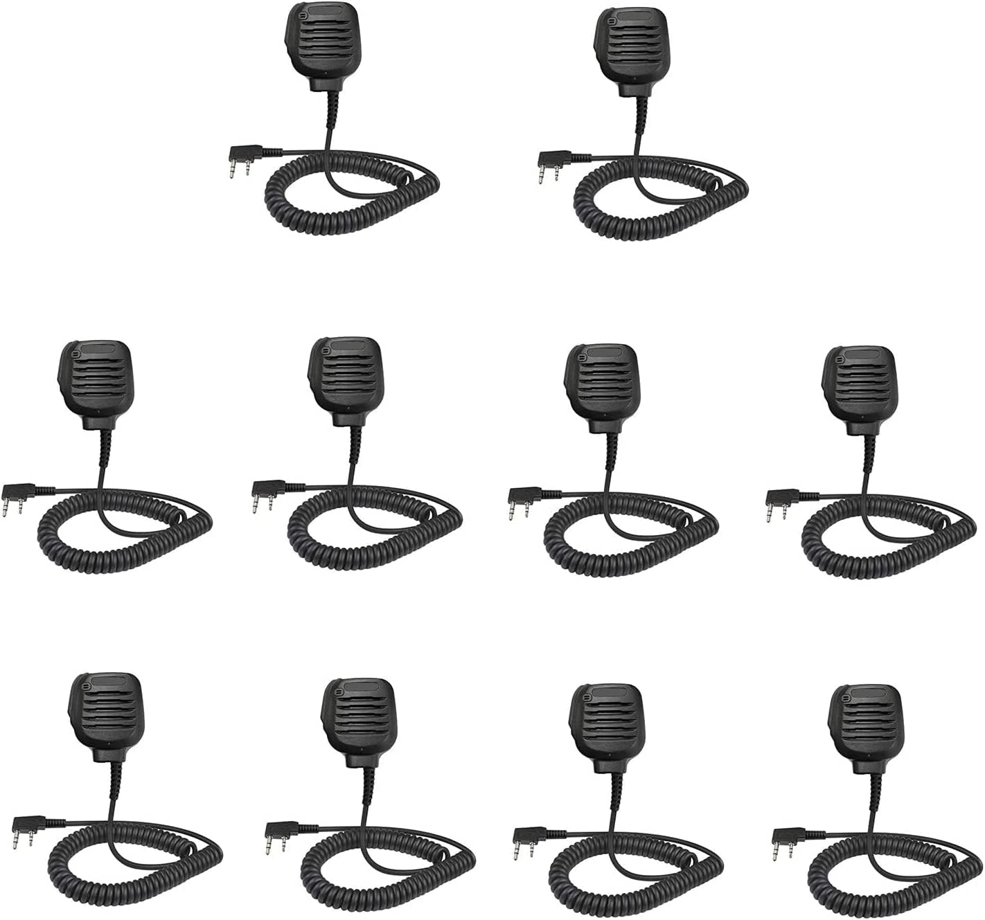 10Pack KMC-45D KMC-45 Remote Speaker Microphone Shoulder Mic Military Spec for TK430 TK3201 TK2160 TK3160 TK2402 TK3402 TK2312 TK3312 NX240 NX220 KMC-21