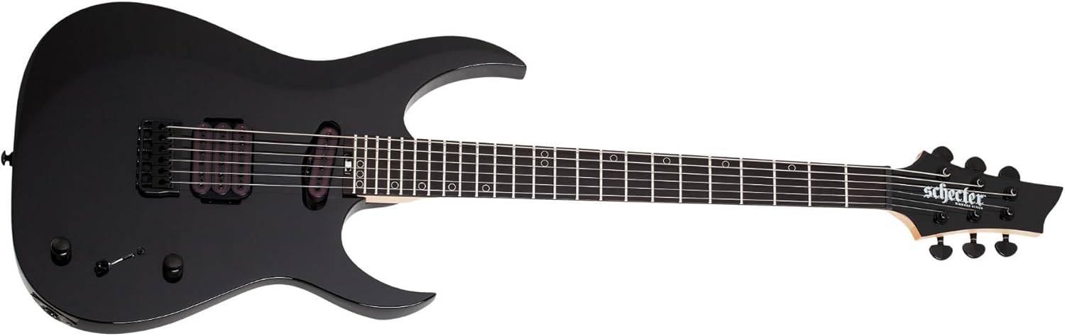 Schecter Sunset-6 Triad Electric Guitar - Gloss Black