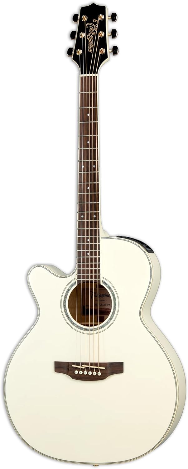 Takamine GN37CE NEX Left-handed Acoustic-electric Guitar - Pearl White