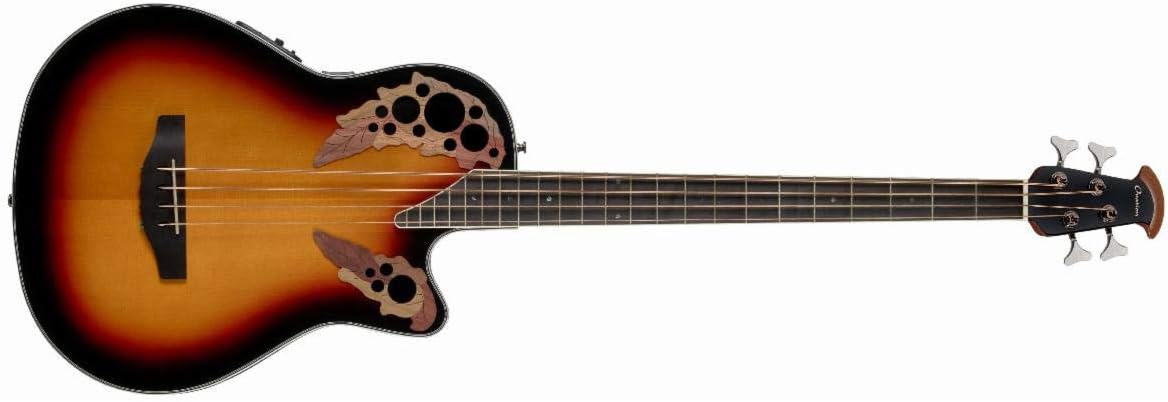 Ovation Celebrity Elite Mid Depth Bass, New England Burst CEB44-1N