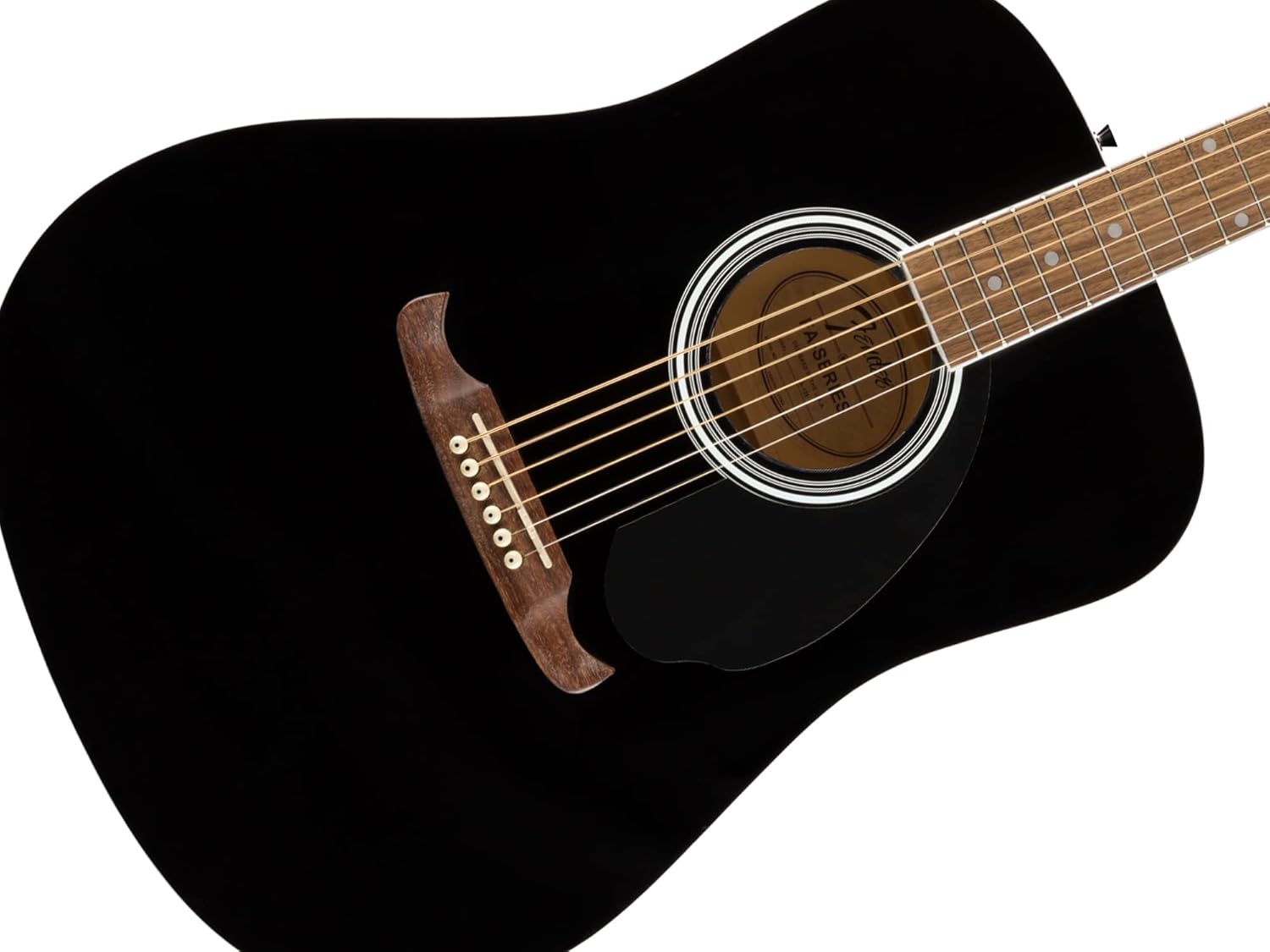 Fender FA-125 Dreadnought Guitar - Black Bundle with Gig Bag, Tuner, Strap, Strings, String Winder, Picks, and Austin Bazaar Instructional DVD
