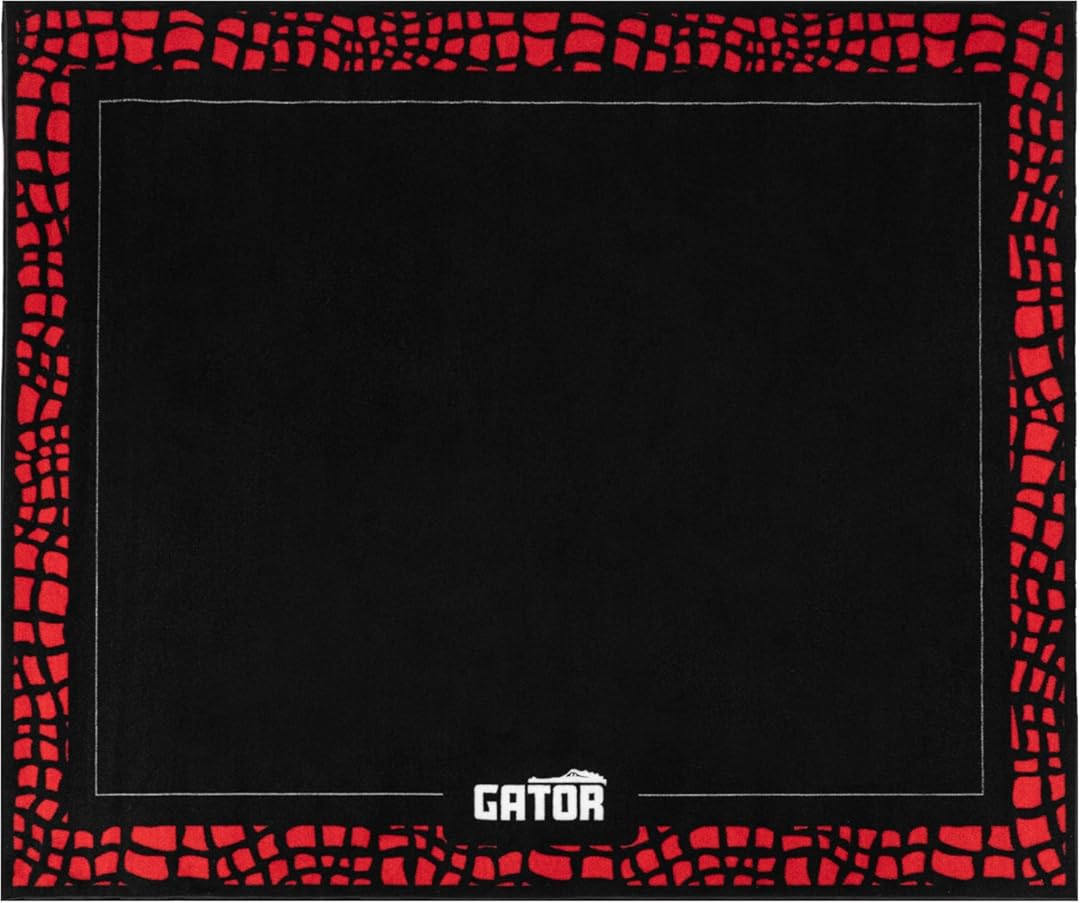 Gator Cases Drum Rug with Non-Slip Grip Backing, 78