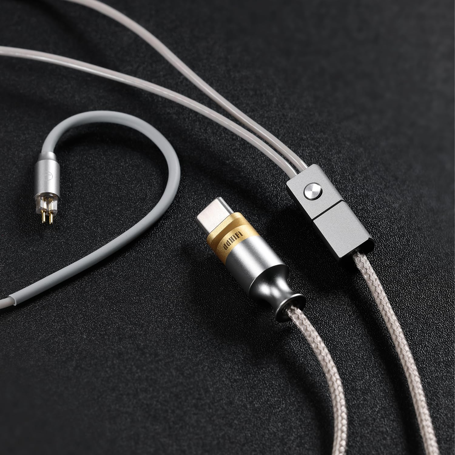 DD ddHiFi M110C USB Interface Decoding Earphones Cable with MMCX and 2-Pin 0.78 Connector, Supports in-Line Controls and Mic (0.78 2Pin Connectors)
