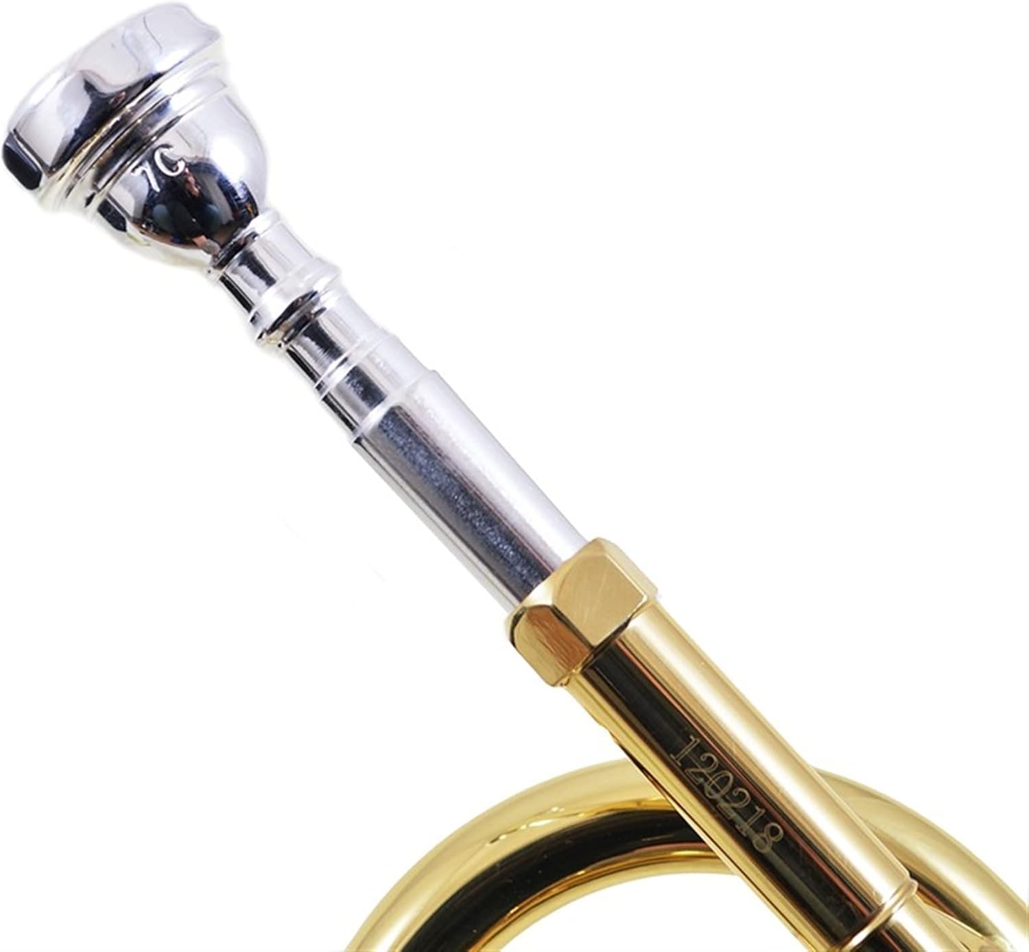 KESHUO Golden Trumpet Instrument BB Flat B Flat Three-Tone Brass for Beginners Trumpets