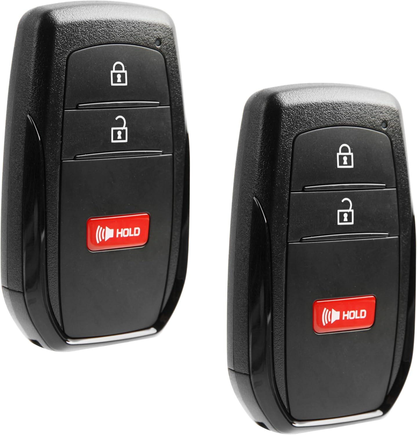 2X USARemote Key Fob Replacement Keyless Entry Remote for 2023 2024 2025 Toyota Land Cruiser Sequoia Tacoma 3-Button Smart Key (HYQ14FBX, 8990H-0C030)