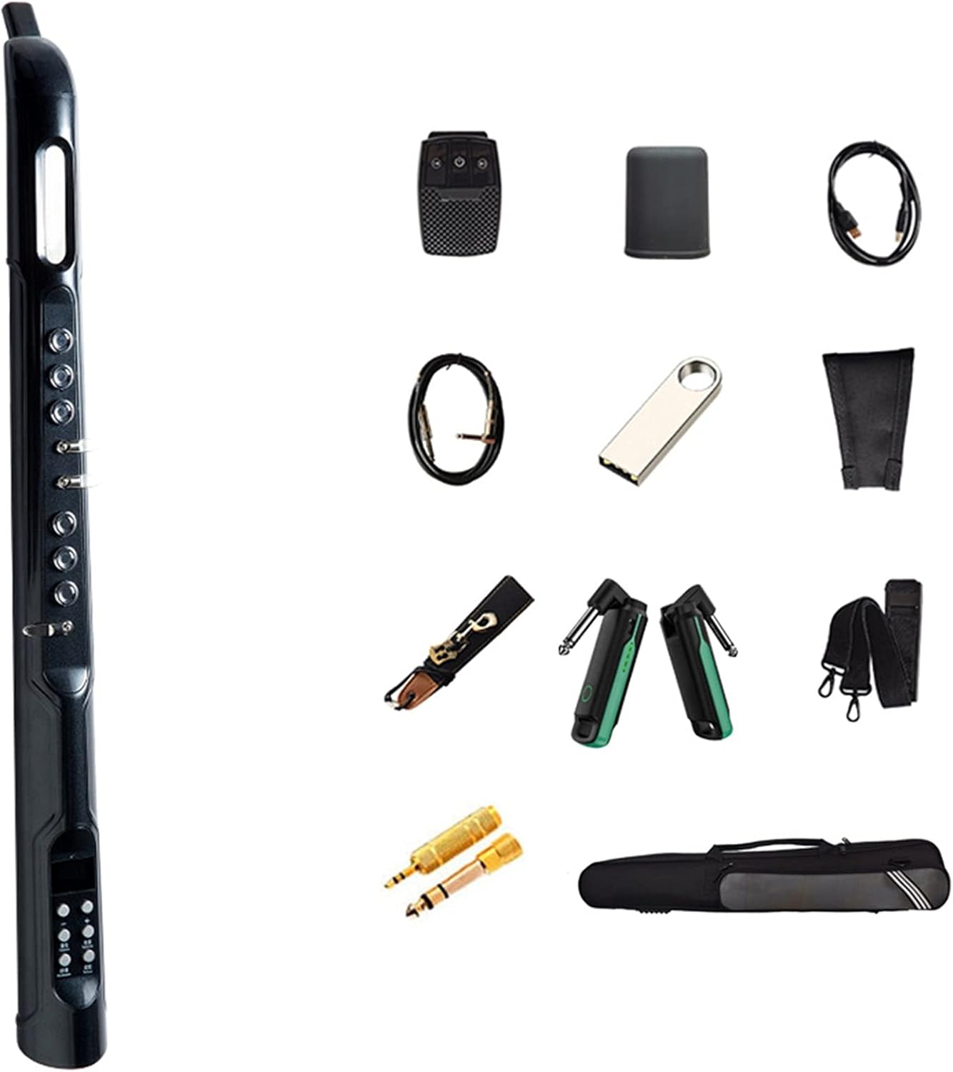 Sax Beginners Kit Electric Blowpipe New Type Electronic Blowpipe Instrument Electric Saxophone is Suitable for Beginners Wind Instrument (Color : 10)