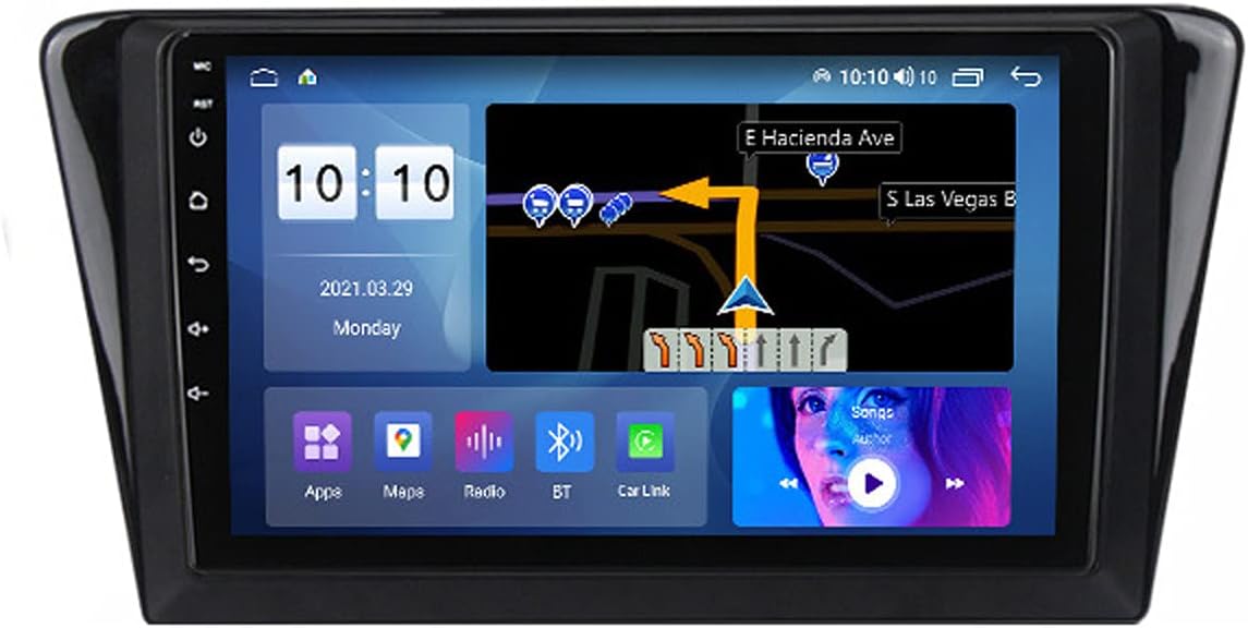 Android 11 Car Radio Bluetooth 2 Din Car Stereo Video Player for Peugeot 408 2014-2018 Built-in Cooling Fan Support Steering Wheel Control Mirrorlink Carplay DSP RDS WiFi