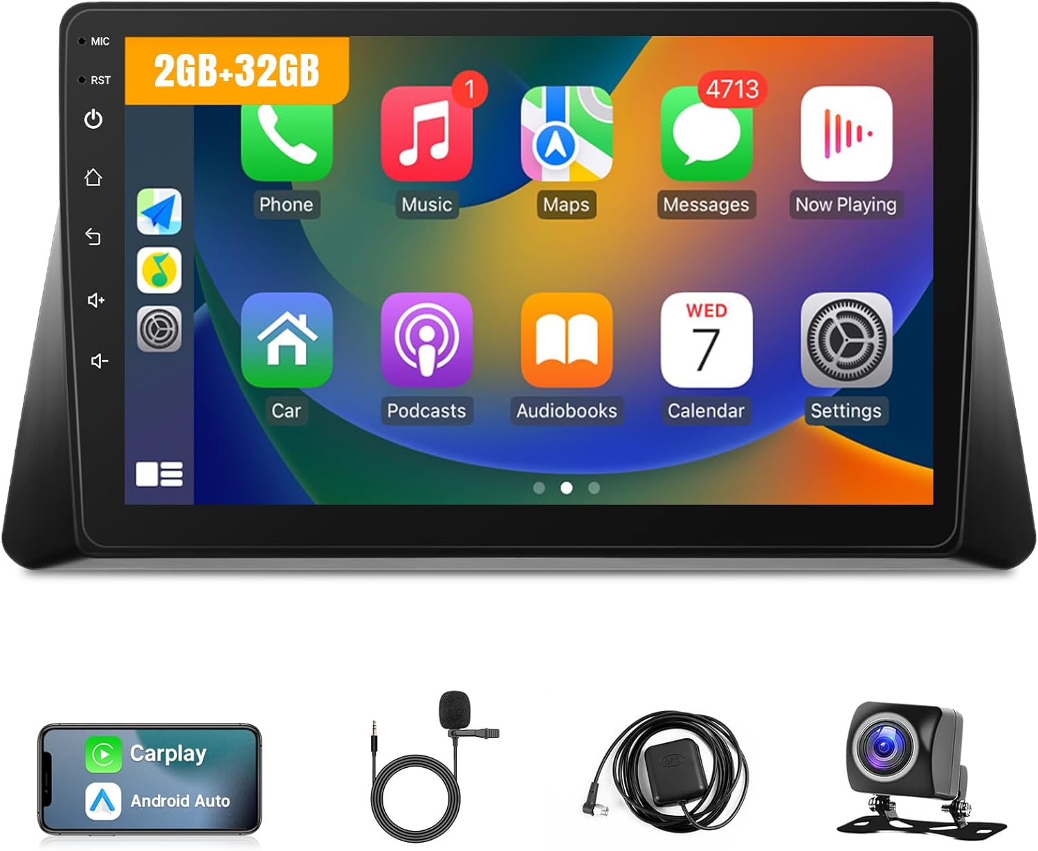 Leadfan Car Radio for Honda Accord 8th 2008 to 2013 with Wireless CarPlay Android Auto, 10.1inch Screen Car Stereo for Accord with Bluetooth GPS Backup Camera (2G+32G for Honda Accord 8th 2008-2013)