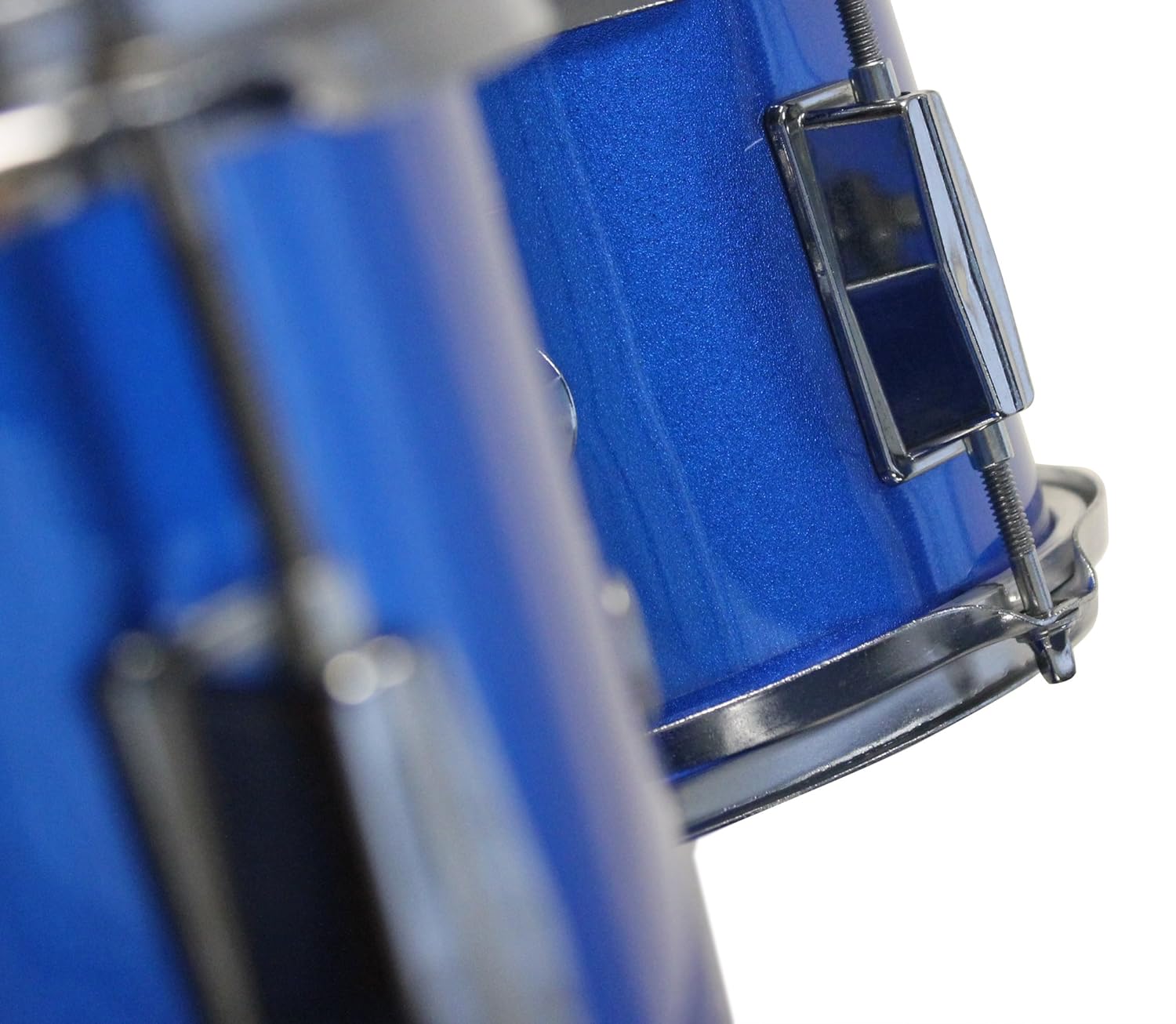 Music Alley 3 Piece Kids Drum Set with Drum Sticks & Drum Throne Seat