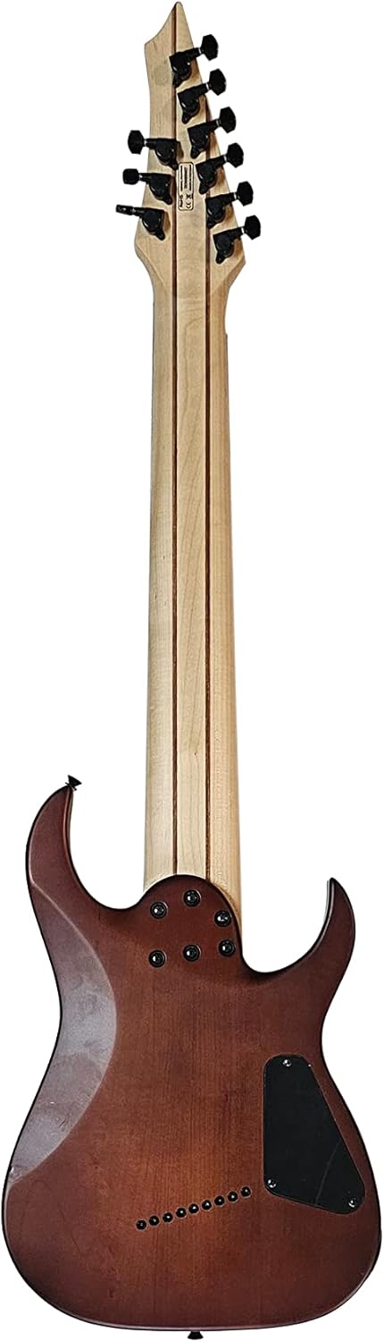 IYV-ISFF9-400 LH, 9 String Solid Body with Quilted Maple Top Electric Guitar, Blue Gradient, Left hand