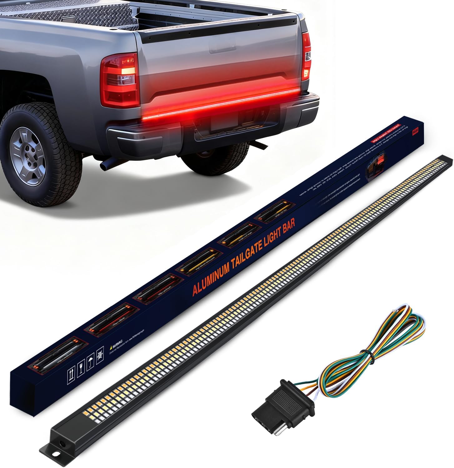 Nilight Truck Tailgate Light Strip 48