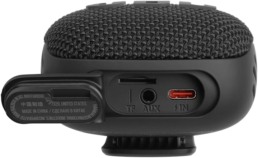 JBL Wind 3 FM Bluetooth Handlebar Speaker, Black