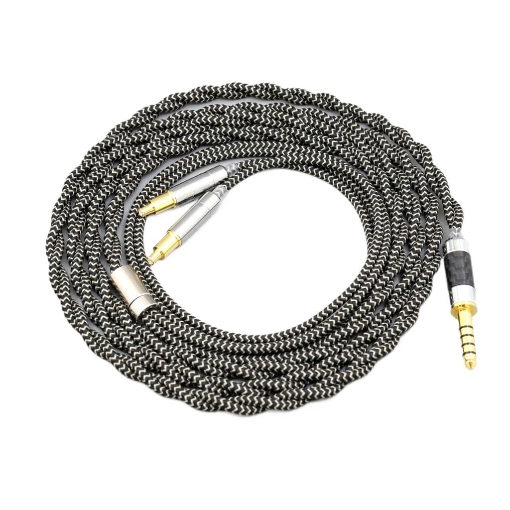 Earphone Cable for Au/*dio Tech/*nica A+TH-M+SR7b A+TH-A+DX5000 990H 770H A2DC 2 Core 2.8mm(5M 4 Pin XLR Male)