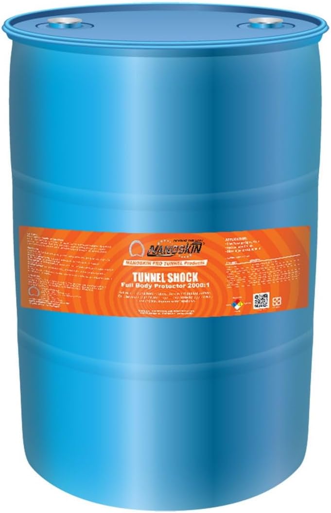 Nanoskin Tunnel Shock Full Body Protector – 30 Gallons, 2000:1 Dilution, Silicone-Free Shine Enhancer for Car Wash Tunnels, Automatic Wash Systems, and Foam Cannons