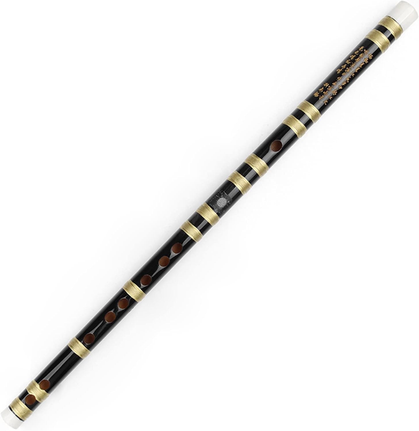 TSTS Chinese Bamboo Flute 12 Holes Chinese Traditional Dizi Woodwind Bamboo Flute Musical Instruments Handmade for Beginners (Color : G Key)