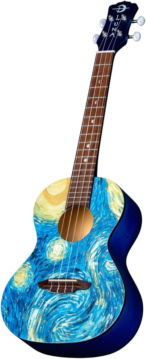 Luna Starry Night Tenor Ukulele with Gigbag