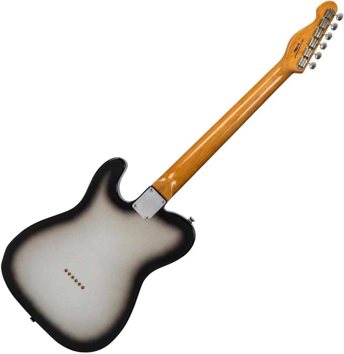 Vintage V75SVR Reissued Electric Guitar ~ Silverburst