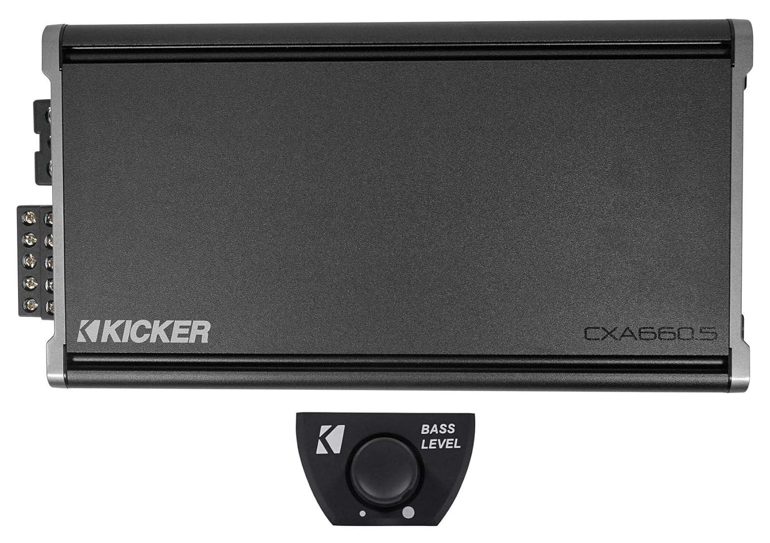 KICKER 46CXA6605 CXA660.5 660 Watt 5-Channel Car Amplifier+Remote Bass Knob