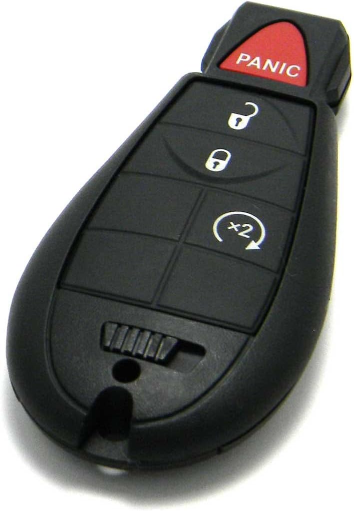 OEM 4-Button Keyless Entry Remote Fob Compatible with 2014-2021 Jeep Cherokee (FCC ID: GQ4-53T / P/N: 68105083)