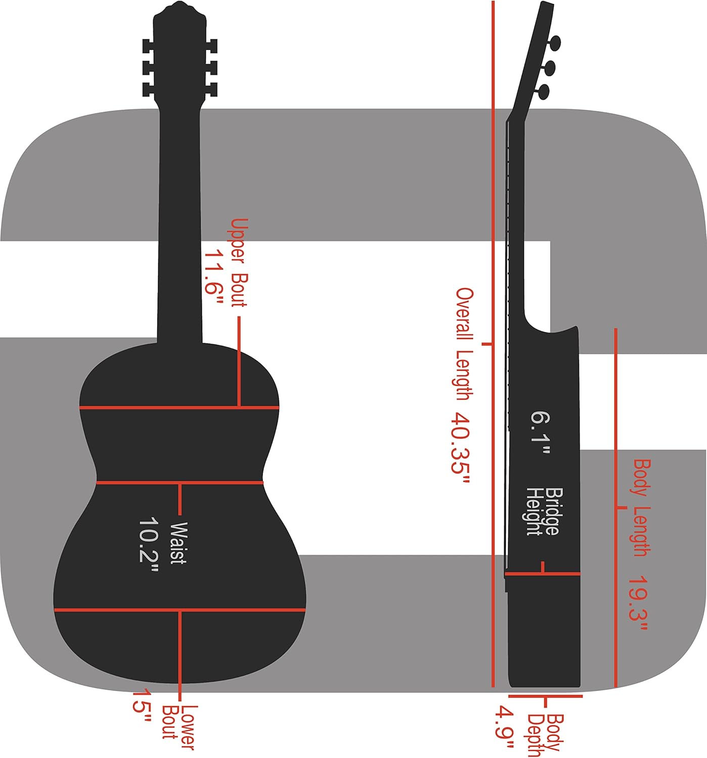 Crossrock Ultra-Light Fiberglass Case for 4/4 Classical Guitars in Black-TSA Lock(CRF5021CBK)