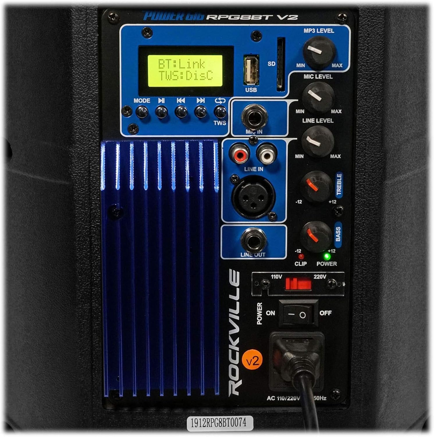 Rockville RPG8BT V2 Bundle: (2) 8