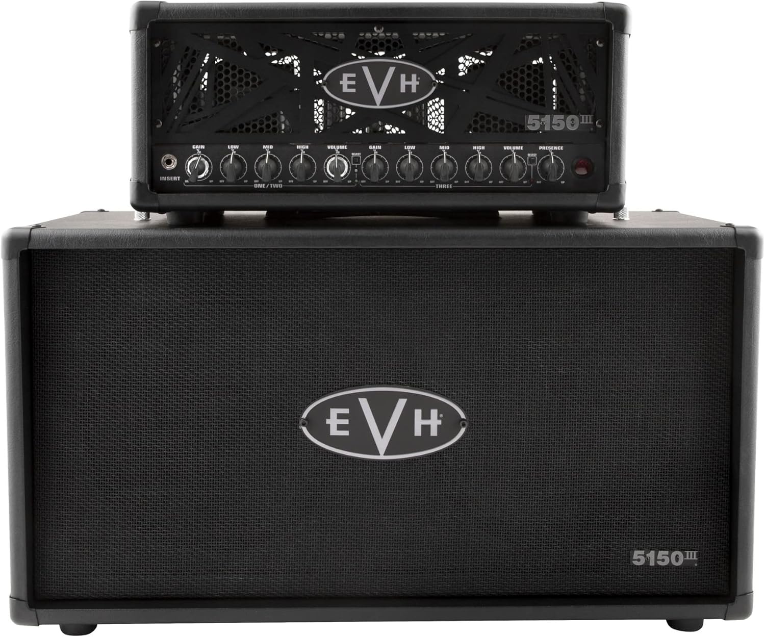 EVH 5150III 50S 6L6 50-watt Amplifier Head - Black Stealth