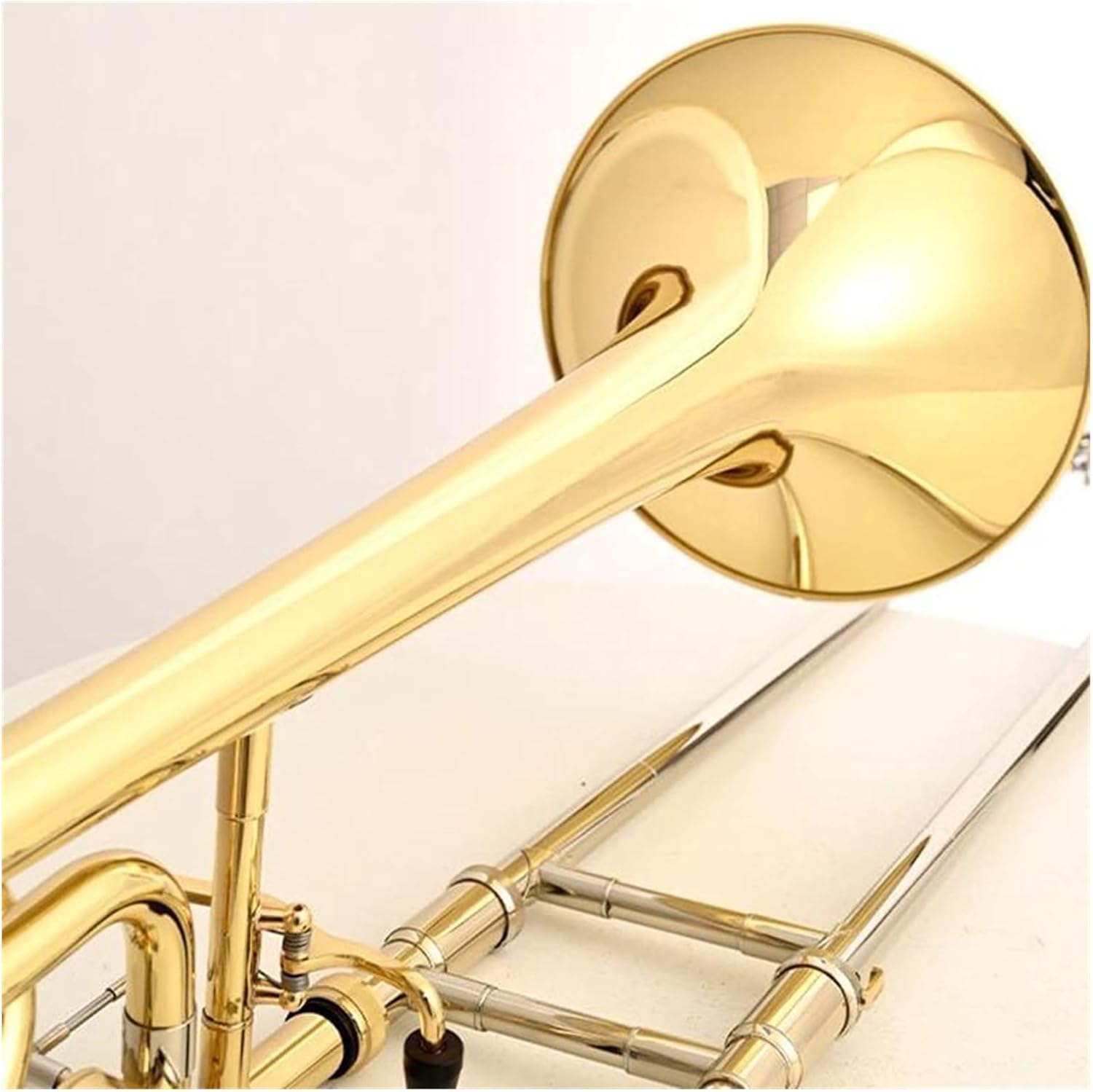 Professional Bass Trombone Gold Brass Instrument