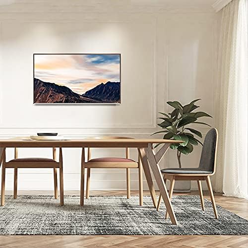 TV Wall BracketTV Stand with Bracket Low Profile Fixed TV Wall Mount Bracket for Most 37-90 Inch Flat Curved Screen TVs Steel Ultra Slim TV Mounting Bracket, Built-in Spirit Level TV Mount S