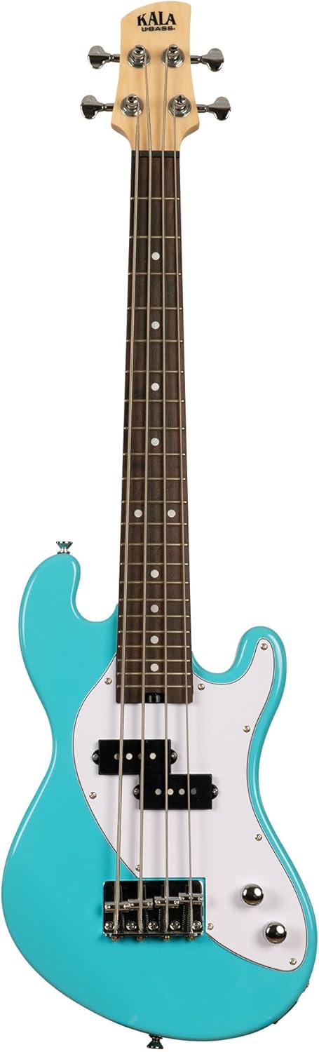 Solid Body 4-String Surf Blue Fretted U-BASS
